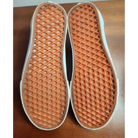 Vans Skate Shoes Mens 6.5 Womens 8 Tan  Low Top Canvas Sneakers Casual 721278 - Picture 7 of 8